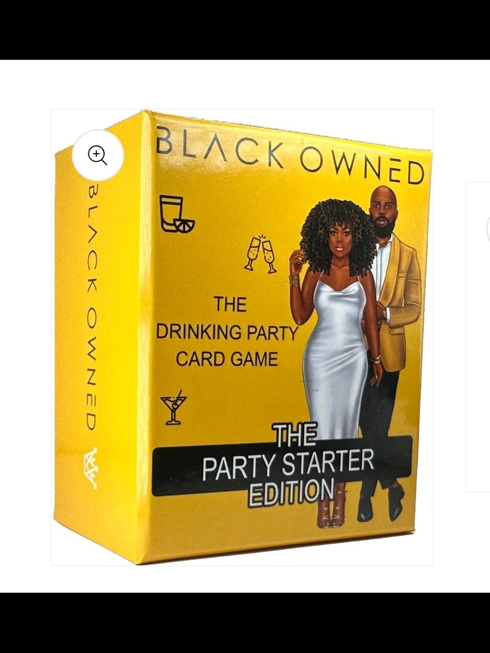 The Party Starter Edition - Yellow Drinking Party Card Game